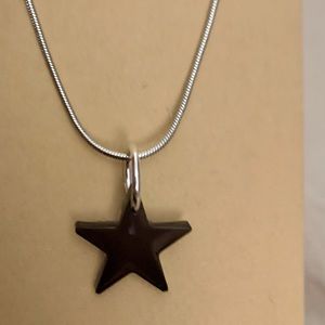 BeachTiff Black Resin Star Pendant